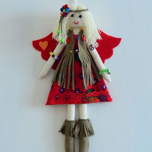 Hanging Dolls Handmade & Unique Hippie Girl